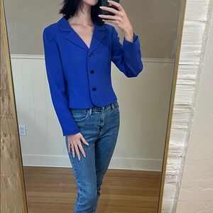 Vintage Casual Corner Royal Blue Blazer